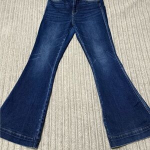 Flying Monkey Dark Blue Flare Jeans